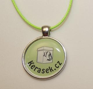 Kerásek - bižuterní přívěsek (průměr 25 mm)
