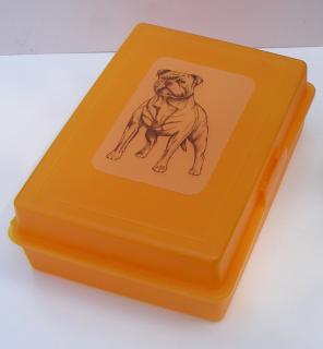 Plastový box velký se stafordem (objem 2,4 l)