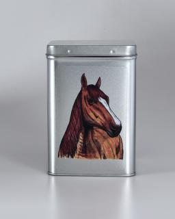 Plechová dóza - Quarter horse (objem 1,5 l)