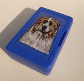 Pyrenejský horský pes - plastový box (objem 0,9 l / 1,2 l)