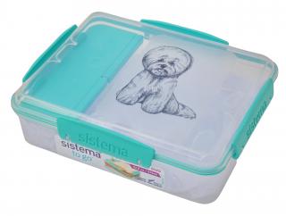 Svačinový box Sistema - bišonek (objem 975 ml)
