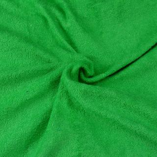 Froté prostěradlo zelené Rozměr: 90x200 jednolůžko