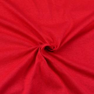 Jersey prostěradlo červené Rozměr: 180x200 dvojlůžko