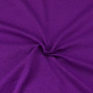 Jersey prostěradlo tmavě fialové Rozměr: 120x200