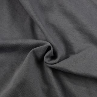 Jersey prostěradlo tmavě šedé Rozměr: 180x200 dvojlůžko