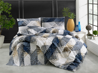 Povlak flanel Laris blue Rozměr: 40x40