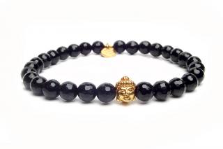 BUDDHA NÁRAMEK  onyx Velikost: M  (18-19 cm)