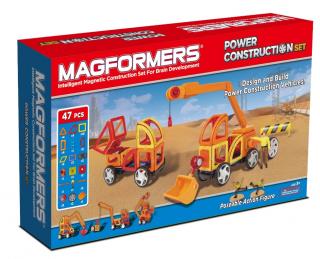 Magnetická stavebnice MAGFORMERS - Power Construction