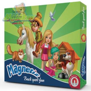 Magnetiz Zábavný dvorek - magnetická hra
