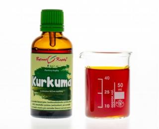Bylinné kapky Kurkuma (kurkumovník) tinktura 50 ml