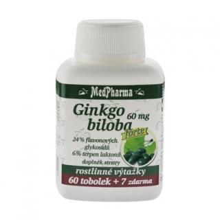 MedPharma Ginkgo biloba 60 mg - FORTE 67 tobolek