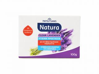 Papoutsanis NATURA Antibakteriální mýdlo Levandule 100 g