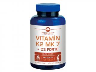 Pharma Activ Vitamin K2 MK7 + D3 FORTE 1000 I.U. 125 tablet