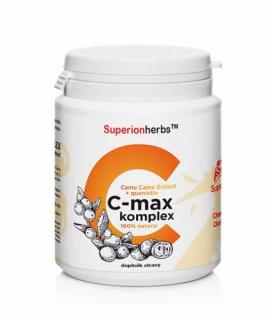 SUPERIONHERBS C-MAX komplex – přírodní zdroj vitaminu C 90 KAPSLE