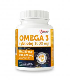 Omega 3 Rybí olej 150 kapslí (Omega3 150cps)