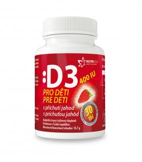 Vitamín D3 400 IU pro děti 30 tablet  (D3 pro děti 30tbl.)
