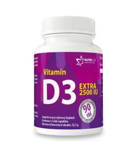 Vitamín D3 EXTRA 2500 IU 90 tablet (D3 90tbl.)