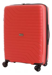 Cestovní kufr T-class 1991, vel. L, TSA, PP, DoubleLock (červená), 65 x 44 x 26cm
