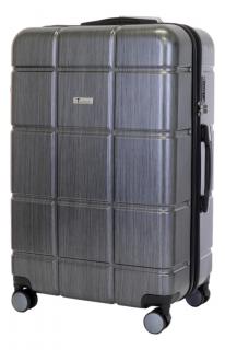 Cestovní kufr T-class 2222, vel. XL, TSA zámek, (šedá), 75 x 49 x 29cm