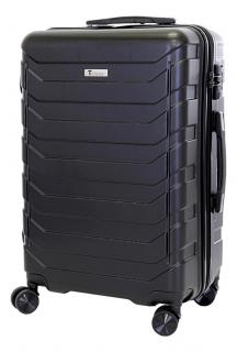 Cestovní kufr T-class 618, vel. L, TSA zámek, (matná černá) 65 x 43 x 26 cm