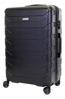 Cestovní kufr T-class 618, vel. XL, TSA zámek, (matná černá), 75 x 48 x 29 cm