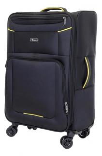 Cestovní kufr T-class® 933, černá, L, 65x 43x 25 cm