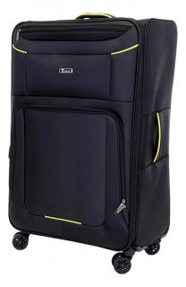 Cestovní kufr T-class® 933, černá, velikost XL, 75 x 50 x 29 cm