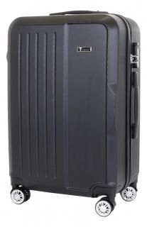 Cestovní kufr T-class® VT1701, černá, L, 66 x 44 x 24 cm / 60 l
