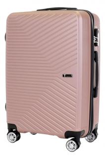 Cestovní kufr T-class® VT21111, růžová, L, 66 x 44 x 24 cm / 60 l