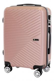 Cestovní kufr T-class® VT21111, růžová, M, 54 x 39 x 21 cm / 35 l