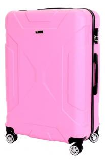 Cestovní kufr T-class® VT21121, růžová, XL, 74 x 49 x 27,5 cm / 90 l