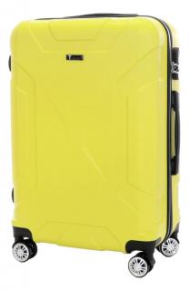 Cestovní kufr T-class® VT21121, žlutá, L, 66 x 44 x 24 cm / 60 l