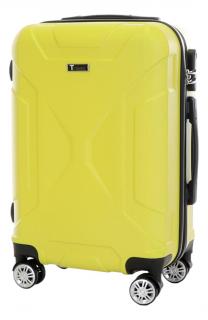 Cestovní kufr T-class® VT21121, žlutá, M,  54 x 38 x 21 cm / 35 l
