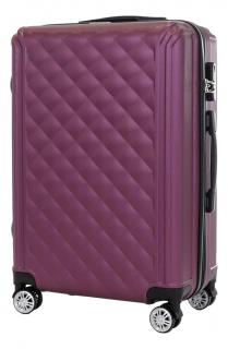 Cestovní kufr T-class® VT21191, fialová, L, 65 x 43 x 24 cm / 55 l
