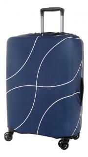 Obal na kufr T-class® (modrá s čárami), 3356 L - 60 x 40 x 25 cm