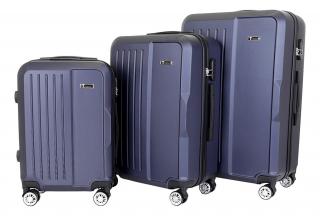 Sada 3 kufrů T-class® VT1701, modrá, M, L, XL / 35l, 60l, 90l