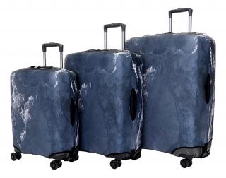Sada 3 obalů na kufry T-class® (šedá), M, L, XL, 190 l, 1858