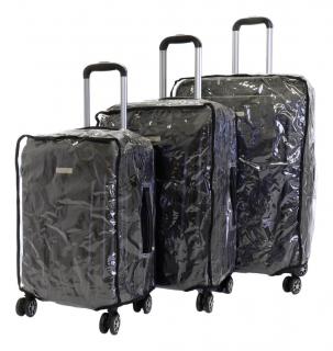 Sada 3 obalů na kufry T-class® (transparentní) M, L, XL, 190 l, 671