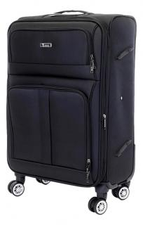 Střední cestovní kufr T-class® 932, černá, L, 68 x 45 x 26–30 cm, rozšiřitelný