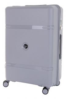 Velký cestovní kufr T-class® 2213, stříbrná, XL, 90 l