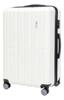 Velký kufr T-class® 3030, bílá, XL, 76 x 51 x 33-37 cm / 105 l
