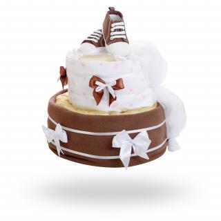 Dvoupatrový plenkový dort  – čokoládový special