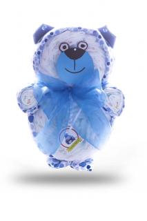 Medvěd z plenek modrý