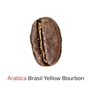 Čerstvě pražená káva mletá Arabica Brasil Yellow Bourbon (Brasil Yellouw Bourbon)