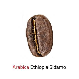Čerstvě pražená káva mletá Arabica Ethiopia Sidamo (Ethiopia)
