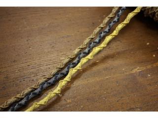 Luxusní provaz ve 3 barvách, 5mm barvy: zlatá
