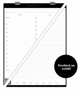 Rocketbook Orbit listy (Denní diář) A5