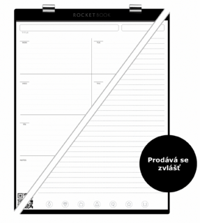 Rocketbook Orbit listy (Týdenní diář) A5