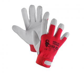 Kombinované pracovní rukavice Technik se suchým zipem Velikost: 8