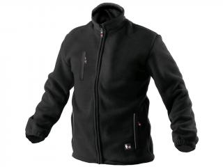 Pánská fleecová bunda OTAWA, černá Velikosti: XL